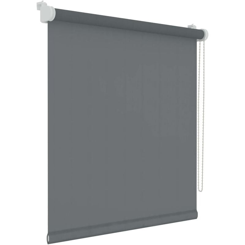 

Miniestor enrollable translúcido Uni gris antracita 127x160 cm - Antracita - Decosol