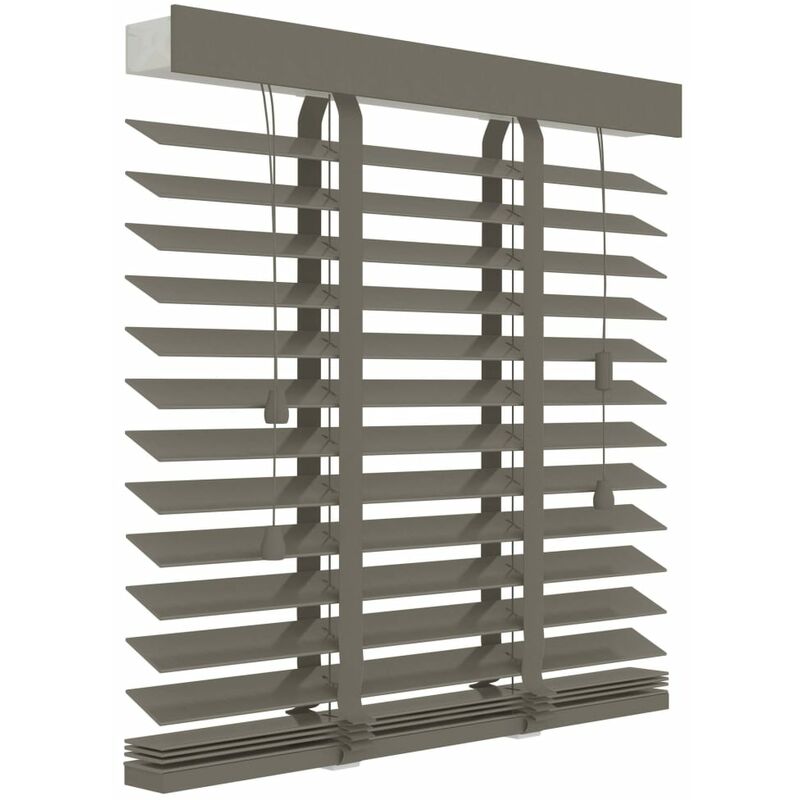 

Decosol Persiana horizontal de madera 50 mm 120x180 cm gris topo - Gris Topo