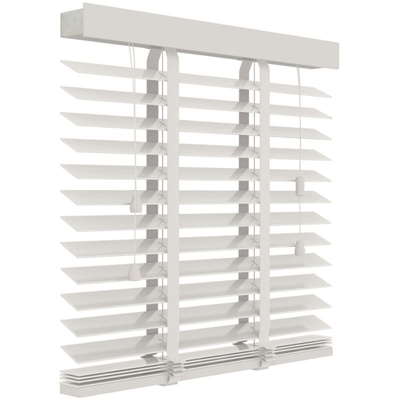 

Decosol Persiana horizontal de madera 50 mm 60x130 cm blanco - Blanco