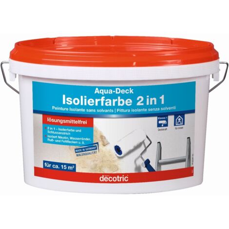 Decotric Aqua-Deck Isolierweiß 2,5 L Grundierungen
