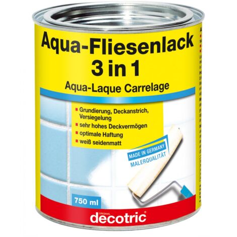 Decotric Aqua-Fliesenlack 3 in 1 750 ml Speziallacke