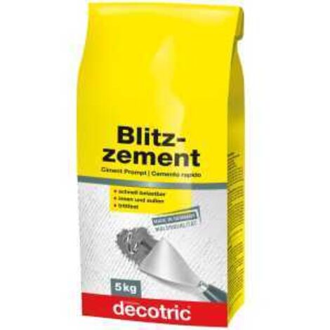 Decotric Blitzzement grau, 5 kg Zement