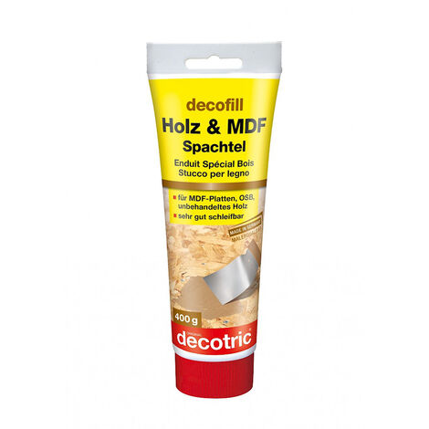 DECOTRIC GMBH decotric decofill Holz MDF braun sehr gut schleifbar Spachtel 400g