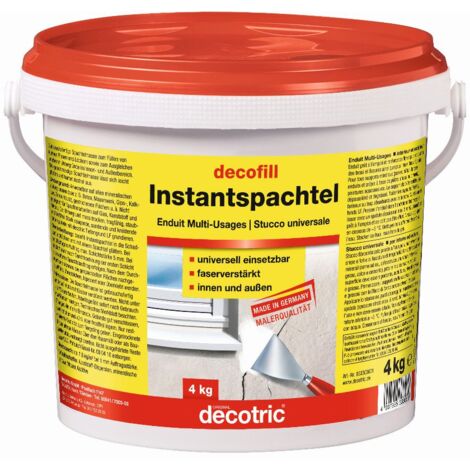 Decotric Decofill Instantspachtel 4 kg Fertigspachtel