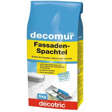 Decotric Decomur Fassadenspachtel Außen 5 kg Spachtelmassen