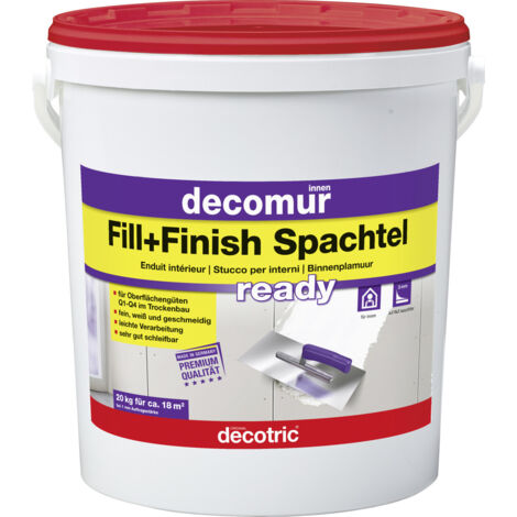 Decotric Decomur Fill+Finish Spachtel ready 20 kg Spachtelmassen