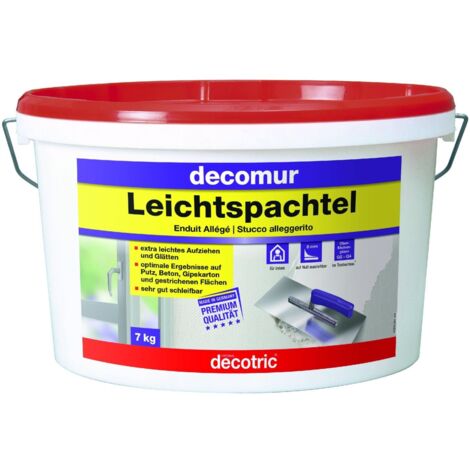 Decotric Decomur Leichtspachtel 7 kg Spachtel & Ausgleichsmassen