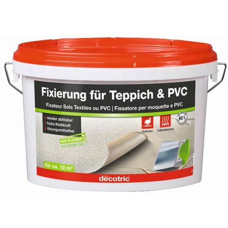 Decotric Fixierung für Teppich und PVC 3 kg Teppich- & PVC-Kleber