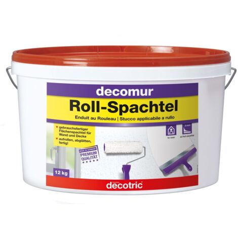 Decotric Glatte Wand Roll-Spachtel 12 kg Grundierungen