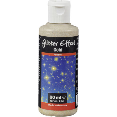 Decotric Glitter Effect Gold 80 ml Struktur- & Effektfarbe