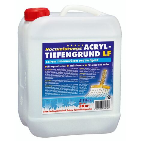 Decotric Hochleistungs Acryl-Tiefengrund 5 L Grundierungen