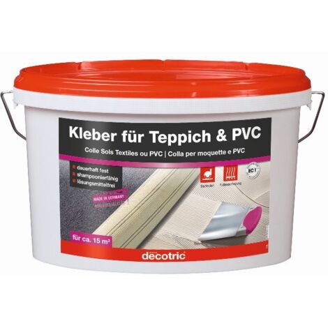 Decotric Kleber für Teppich und PVC 5 kg Teppich- & PVC-Kleber