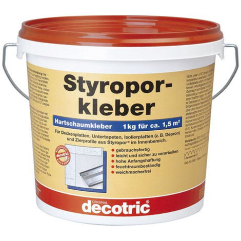 Decotric Styroporkleber 1 kg Styroporkleber