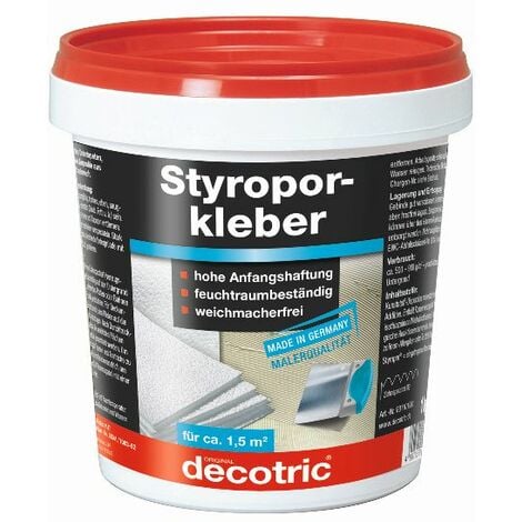 Decotric Styroporkleber 1 kg Styroporkleber