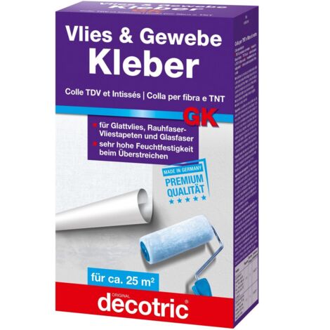 Decotric Vlies und Gewebe Kleber GK 500 g Kleister