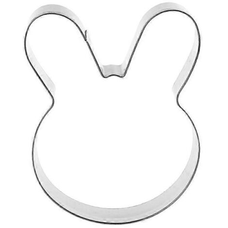 Découpe à biscuits en acier inoxydable lapin de Pâques pour gâteaux et chocolats