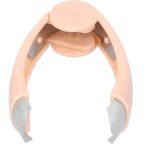 Découpe-fruits multifonction portable en acier inoxydable rose - Épépineur et dénoyauteur de cuisine