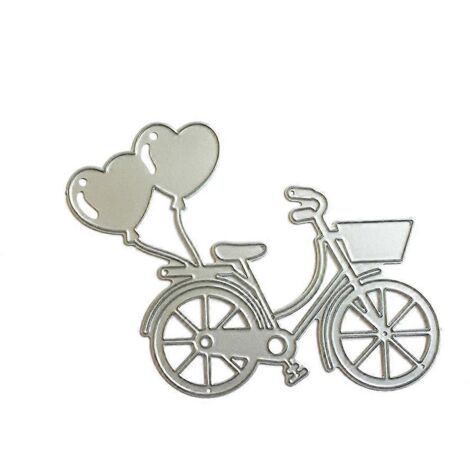 Découpe Métal Ballon Vélo DIY Album Scrapbooking Poinçon Gaufrage