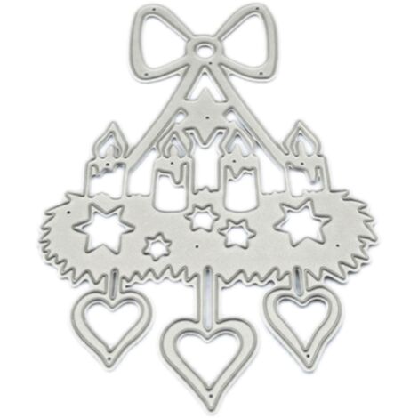 Découpe Métal Coeur pour Bougies DIY - Pochoirs et Gabarits Créatifs