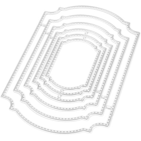 Découpe Métal pour Scrapbooking - Matrice Durable et Légère pour Création Cartes et Albums