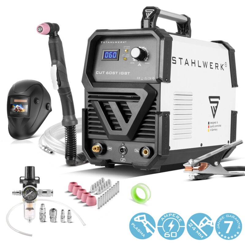 Stahlwerk - Découpeuse plasma cut 60 st igbt avec 60 ampères jusqu'à 24mm de capacité de coupe