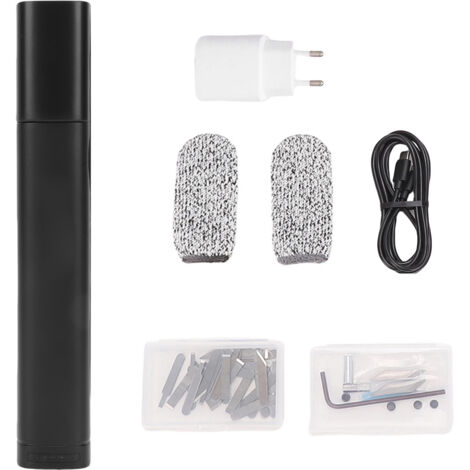 Découpeur ultrasonique 40kHz 40W, Kit d'outils de découpe et de gravure électrique portatif pour plastique, bois, résine, modèle d'impression 3D, prise ue