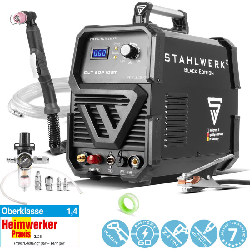Stahlwerk - Découpeuse plasma cut 60 Pilot igbt avec 60 ampères et allumage pilote