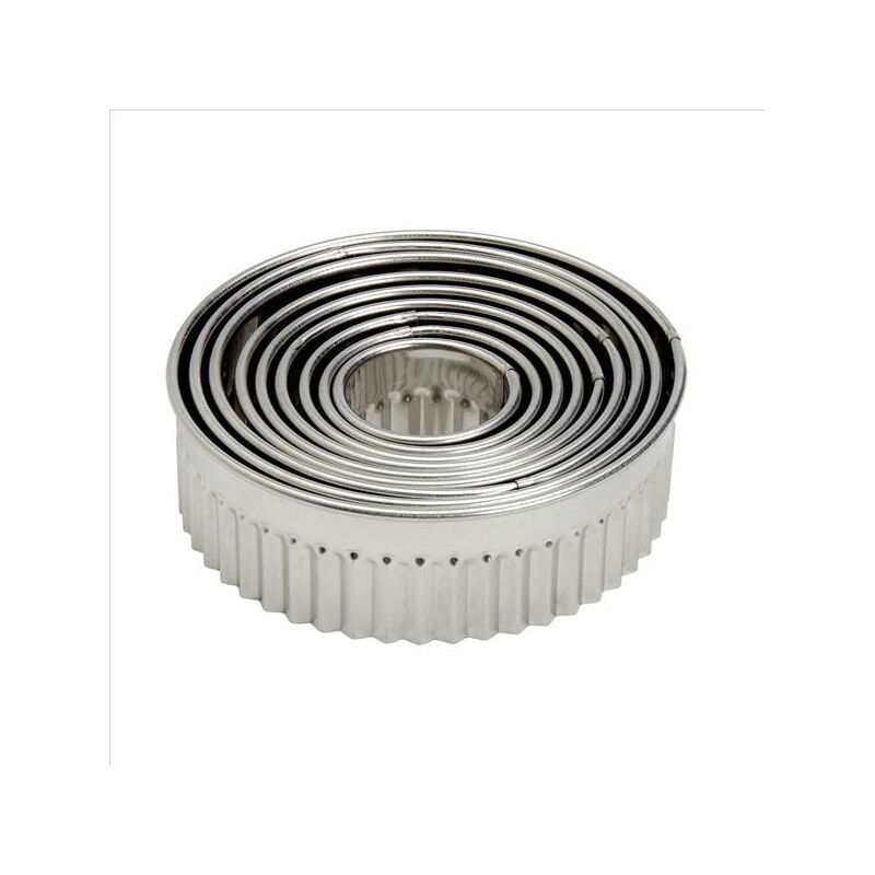 Lacor - decoupoir rond cannele inox P/9