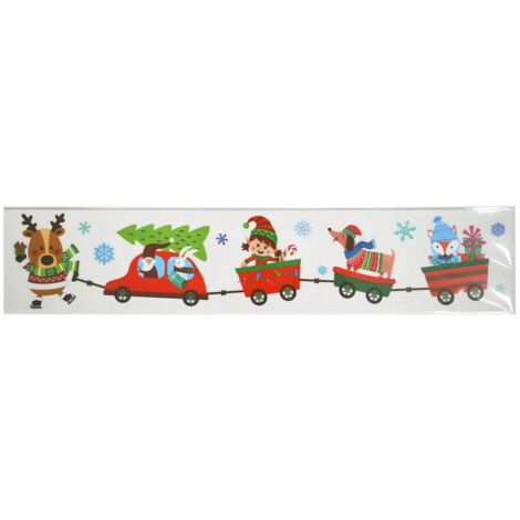 Décovitre wagons 60x12cm, 4 assortiments - Feeric lights & christmas
