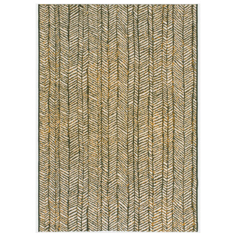 Décoweb – Tapis d’extérieur 80 x 150 cm – Motifs graphiques en polypropylène – Résistant à l'eau et aux UV – Pour intérieur et extérieur