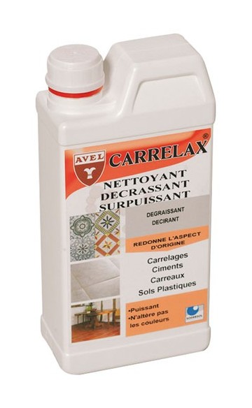 Nettoyant décrassant décirant Carrelax - 1L - Sodersol
