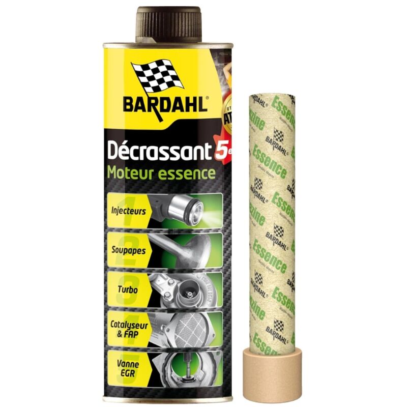 Bardahl - Décrassant moteur Essence 5 en 1 Essence 500 ml