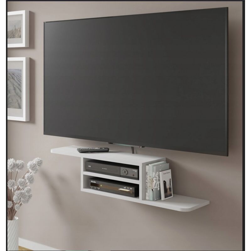 Bim Furniture - tagère tv dedal 90 cm blanc mat