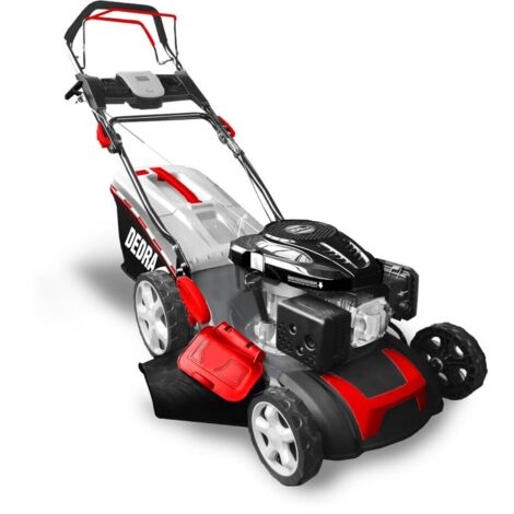 DEDRA 46 cm Benzin-Rasenmäher – leistungsstarker Loncin-Motor, einfach zu bedienen