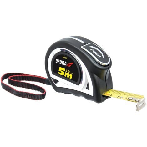 DEDRA 5 m Auto-Lock-Maßband – Nylonband