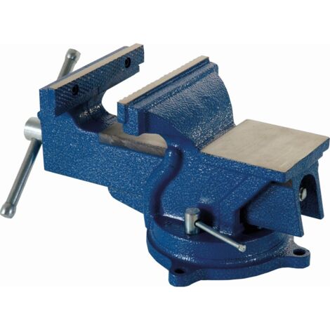 DEDRA Drehbarer Schlosserschraubstock 200mm - massiv, Gusseisen