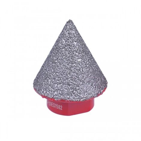 DEDRA - Fresa conica diamantata M14 5-35mm per piastrelle e ceramica