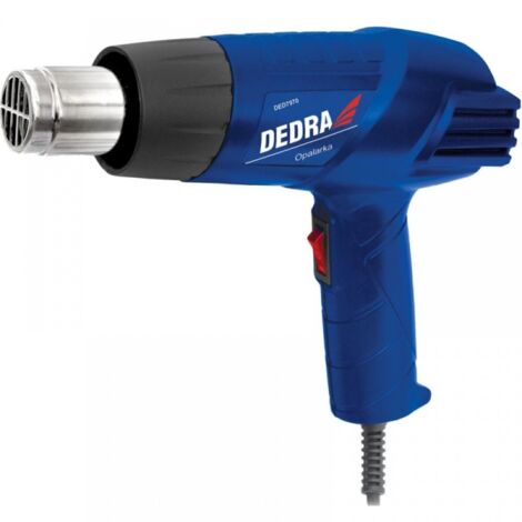 DEDRA Heißluftpistole 1000/2000W - Profi für Endbearbeitungsarbeiten