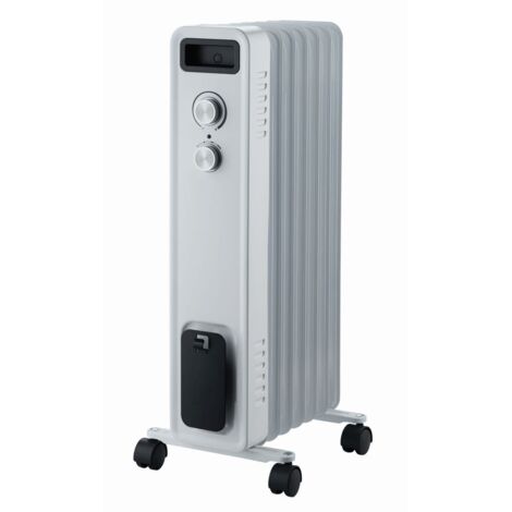Dedra Modèle moderne Radiateur électrique blanc 1500W