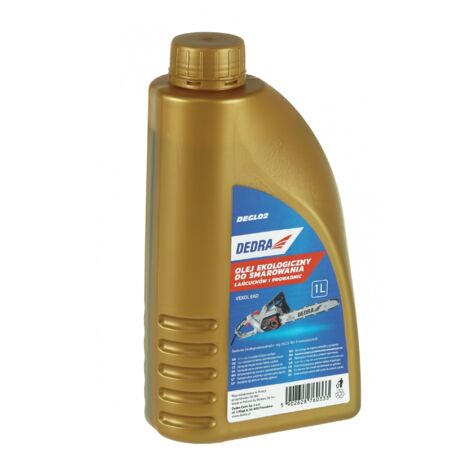 DEDRA - Olio ecologico per catene e guide - 1L - Biodegradabile