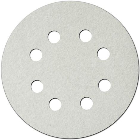 DEDRA Schleifscheiben 180mm - 5 Stück, Körnung 60, Klett