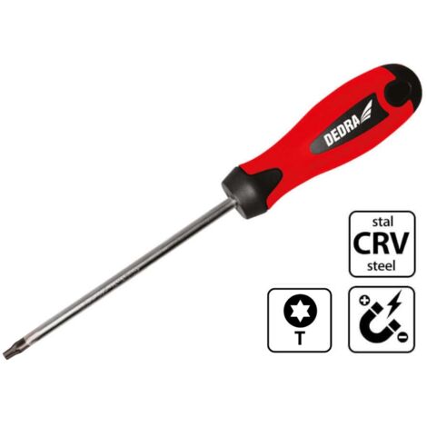 DEDRA Torx T20 Schraubendreher - 100mm, CrV - Magnetisch