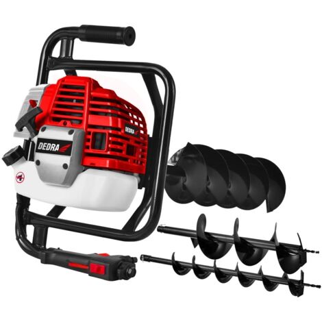 DEDRA - Trivella a scoppio da 52 cc: montaggio rapido, elevata potenza