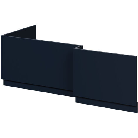 Deep Blue MDF 1700mm L Shaped Front and End Bath Panel Set