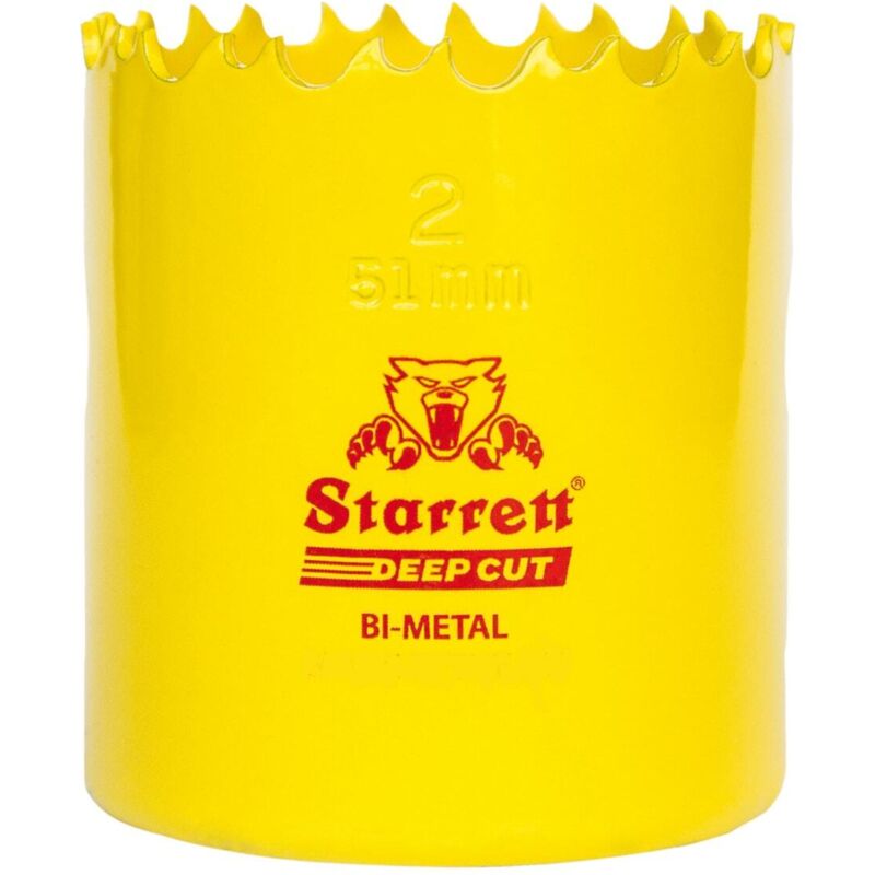 Deep Cut Bimetal Corona Perf Blade, 51mm Diameter for Precise Cutting