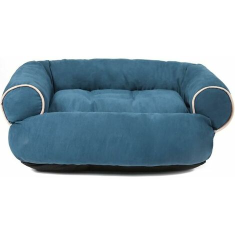 Deep Sleeping Dog Sofa Bed High Quality Cat Litter Winter Warmer Thicker Pet Bed for Small Cats and Dogs (2XL,Blue)