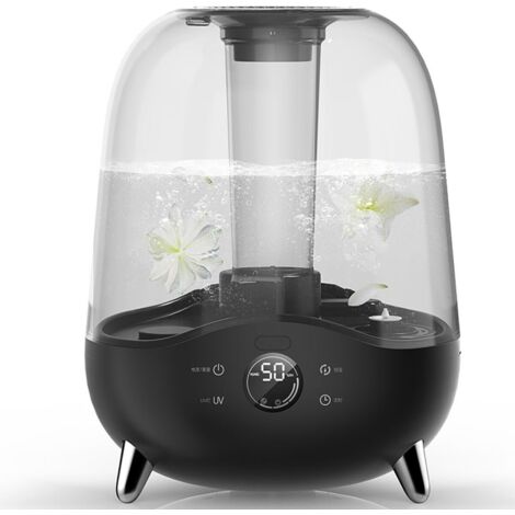 Deerma Humidificador Elegante Negro 5L Ultrasónico