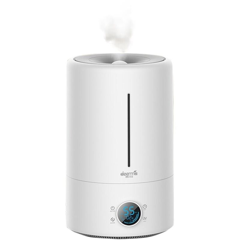 Humidificateur d'air 5L, 3 Niveau d&acute;humidit&eacute; R&eacute;glable, Blanc
