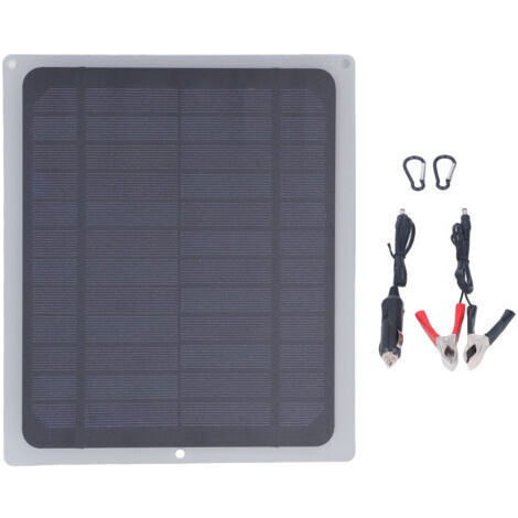 DEESSE SHOP-12V 10W Mini Panneau Solaire Anti Reverse Charge tanche Monocristallin USB Panneau Solaire Chargeur pour Téléphone Ventilateur Extérieur
