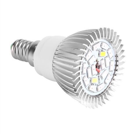DEESSE SHOP-18W LED Grow Light Bulb Full Spectrum Plant Light for Indoor Plants Greenhouse Vegetables Succulent Hydroponics Organic Seedlings,18 LED E27/E14/GU10 (E14) A